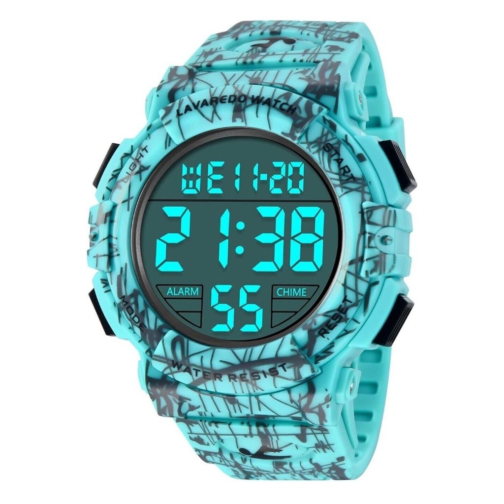 Lavaredo Men's Digital Sports Watch Military Watches Waterproof Watches